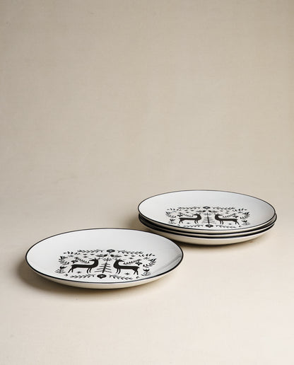 Christmas Stag Plate