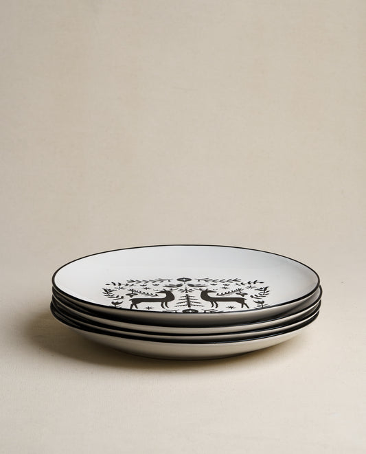 Christmas Stag Plate